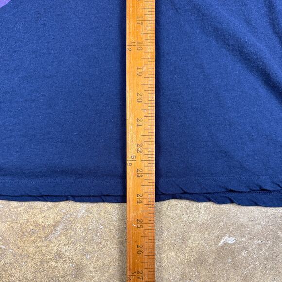 Sundry Women’s Lightning Bolt Graphic Navy Blue Sleeveless Shirt Size 2 M/L - Picture 7 of 7